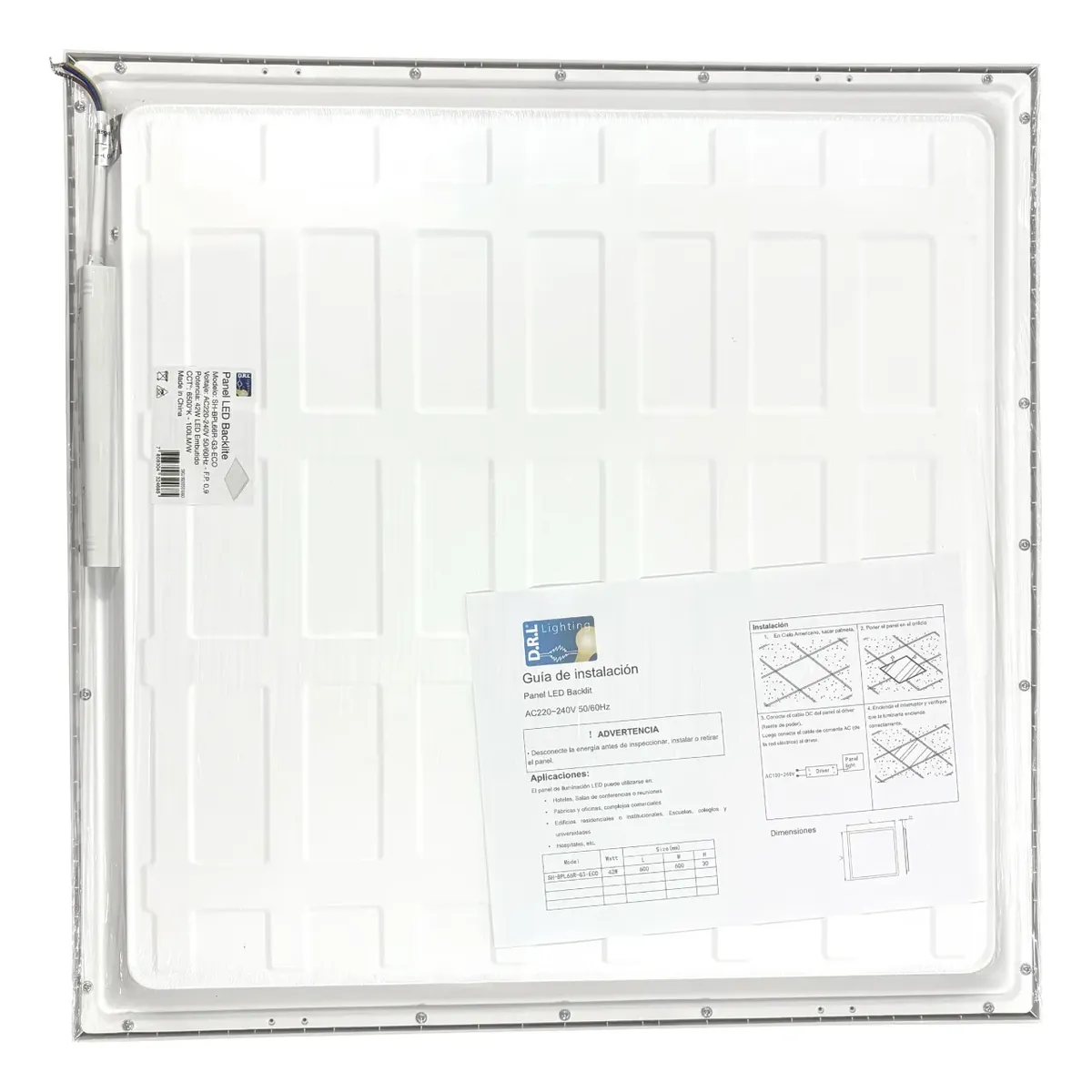 Panel Led Cuadrado Sobrepuesto - Imagen 6