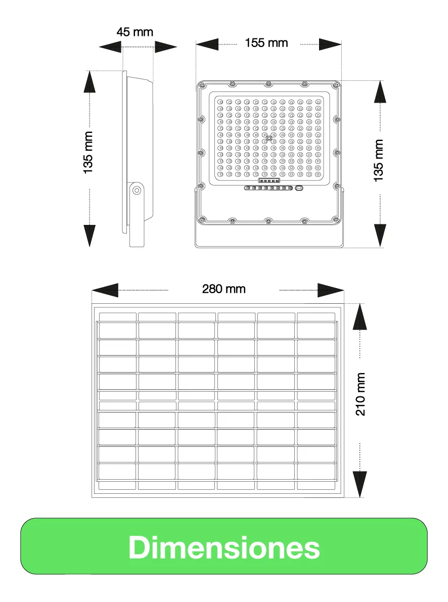 PROY.LED SOLAR 60W - Imagen 4