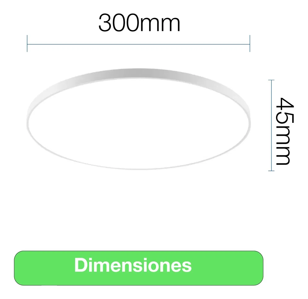 Plafón Led Ultra Plano -Baño y Cocina IP54 - Imagen 5