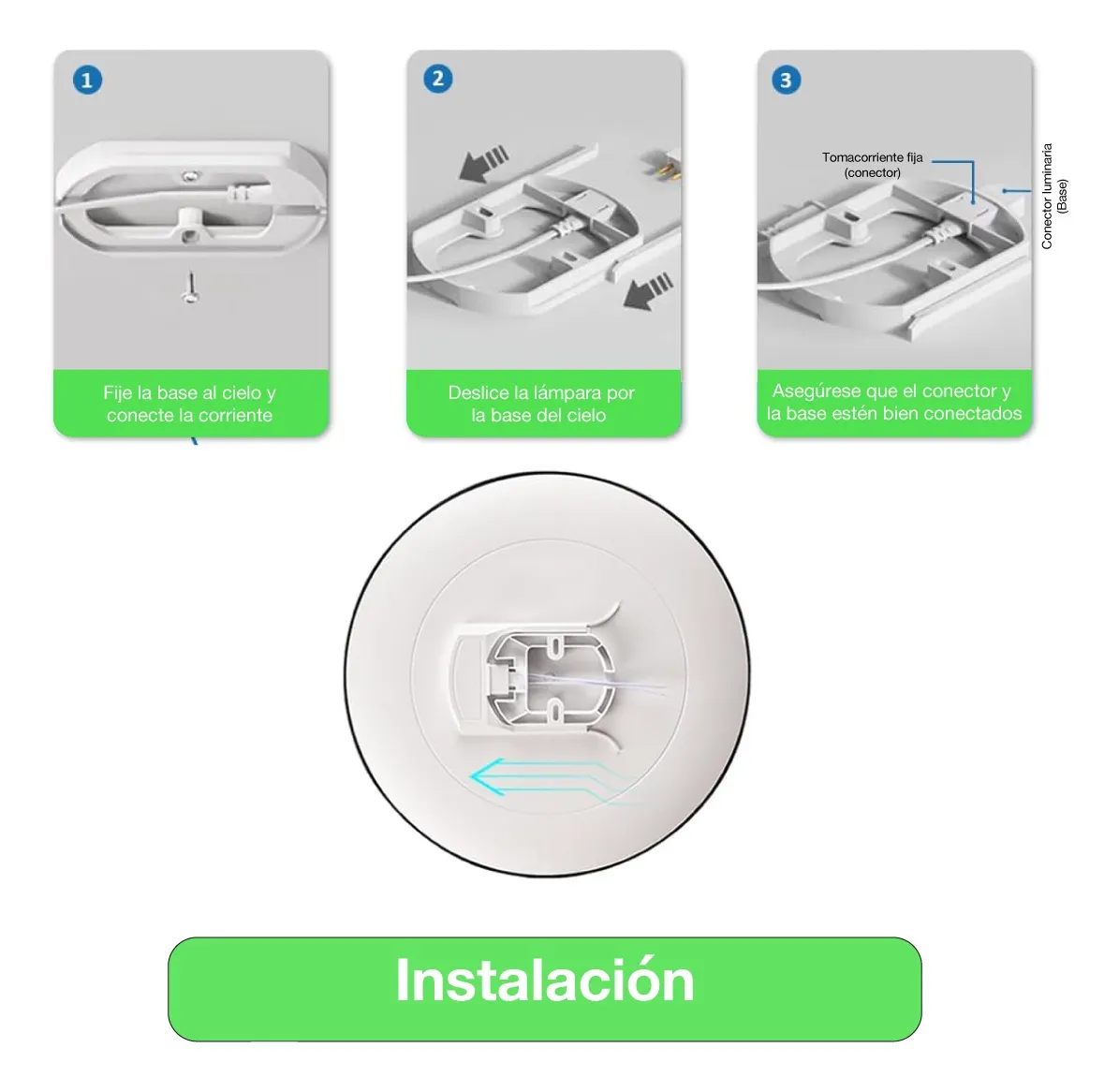 Plafón Led Ultra Plano -Baño y Cocina IP54 - Imagen 7